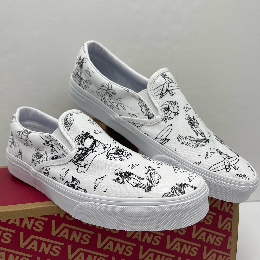 Vans WMNS Classic Slip-On
Low Tide True White/True
VN0A5JLXBPD Sneakers - Picture 3 of 16